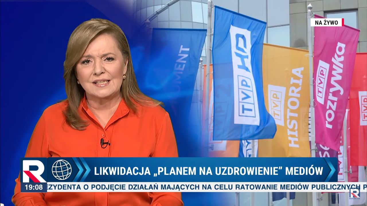 Danuta Holecka jest nową prowadzącą programu "Dzisiaj" w TV Republika