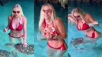 Atakowana przez żółwia Eliza Trybała próbuje pozować w bikini. "Myślałam, że to będzie urocze" (FOTO)