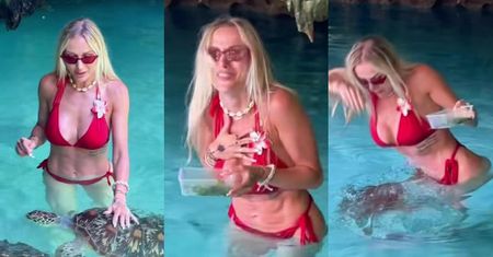 Atakowana przez żółwia Eliza Trybała próbuje pozować w bikini. "Myślałam, że to będzie urocze" (FOTO)