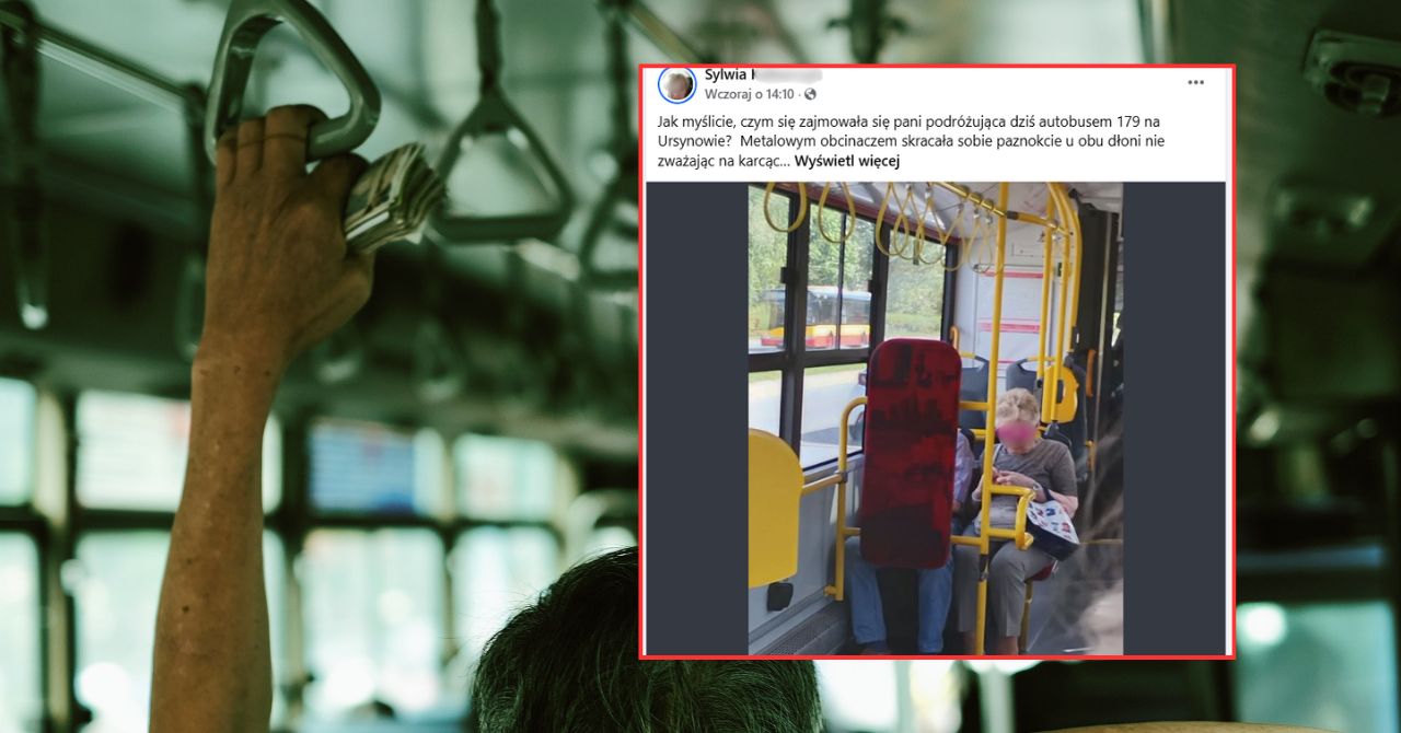 Warszawa. Zrobiła to w autobusie 179. "Dobrze, że nie było depilacji"