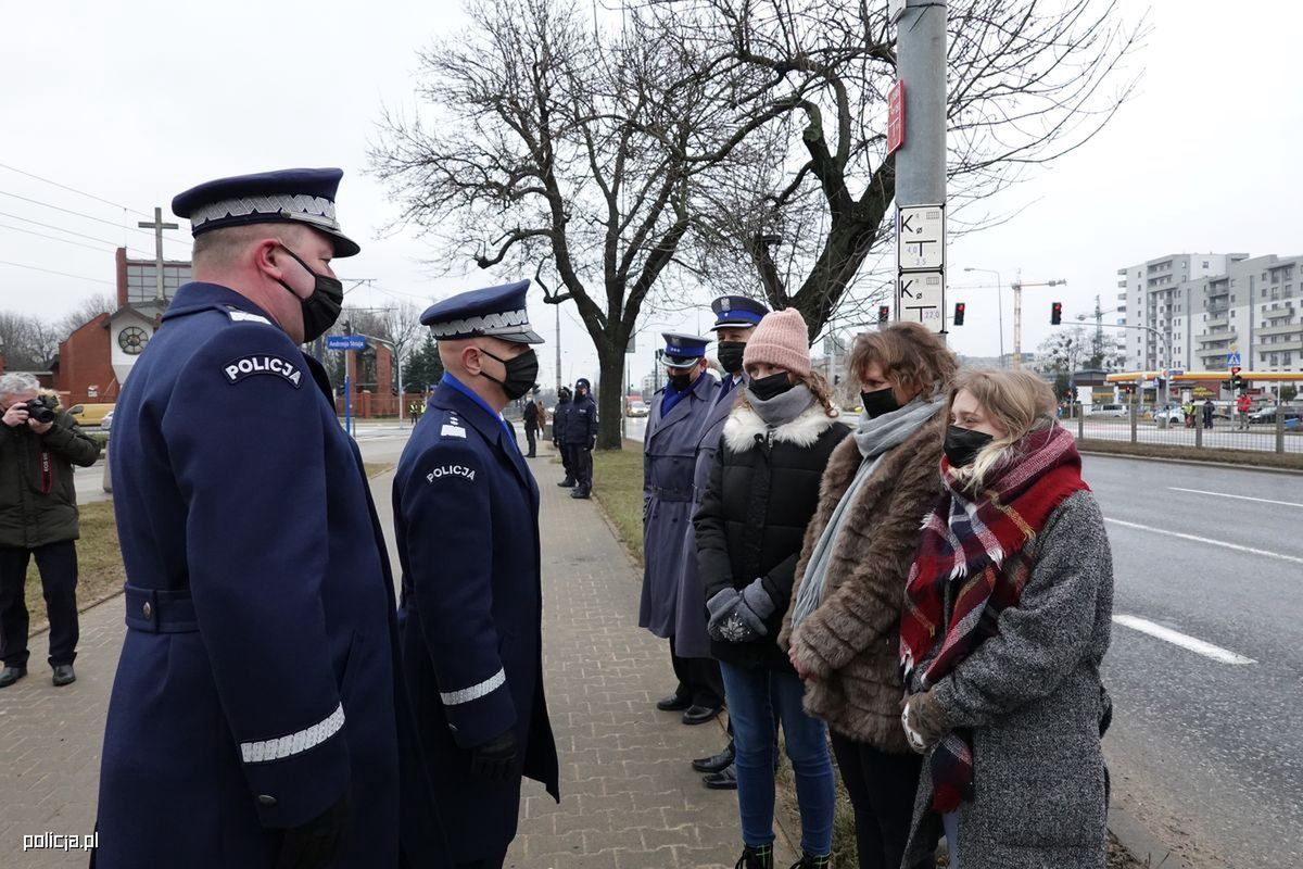 W uroczystościach uczestniczyła również rodzina zmarłego