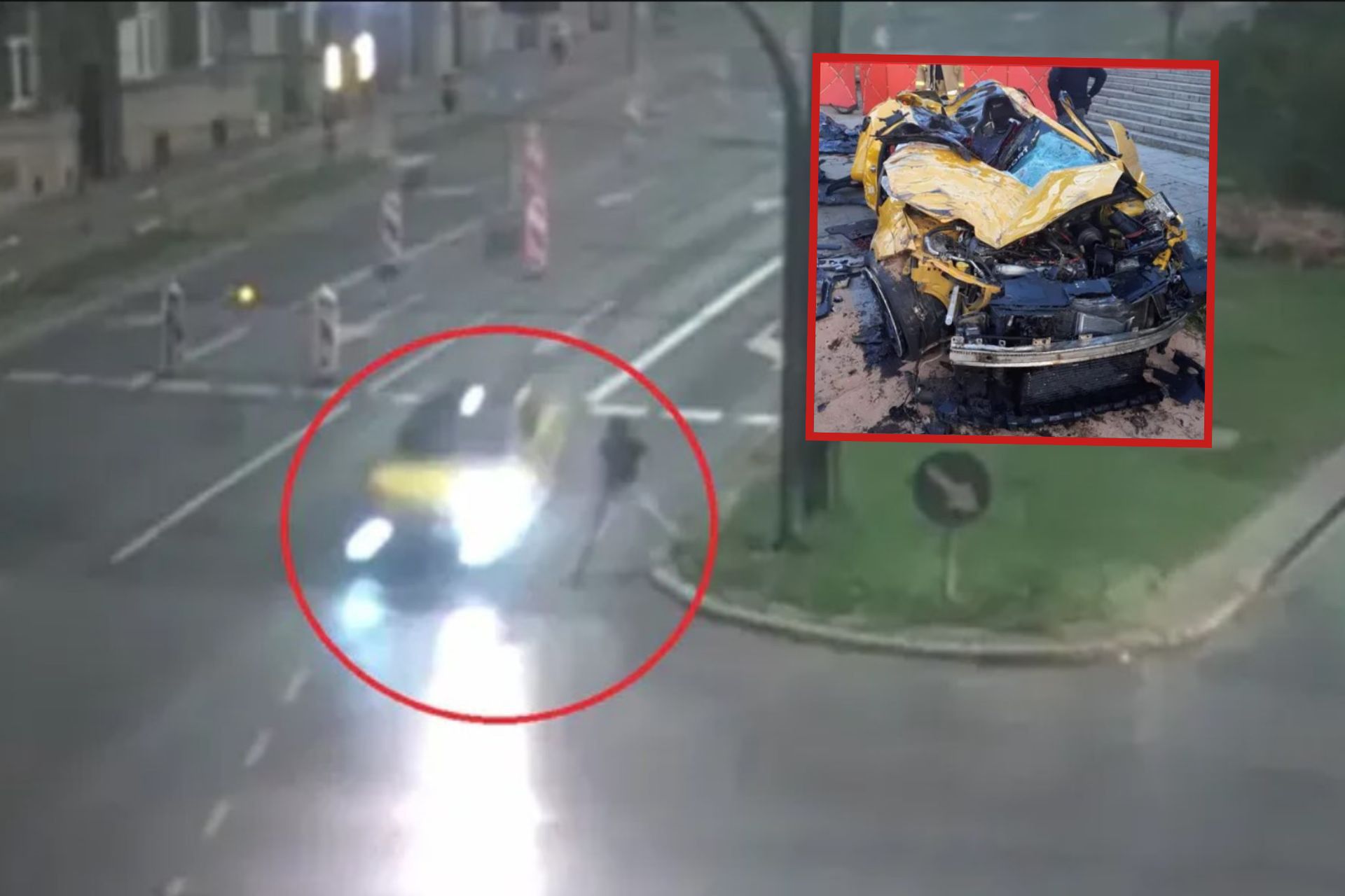 Wypadek w Krakowie. 