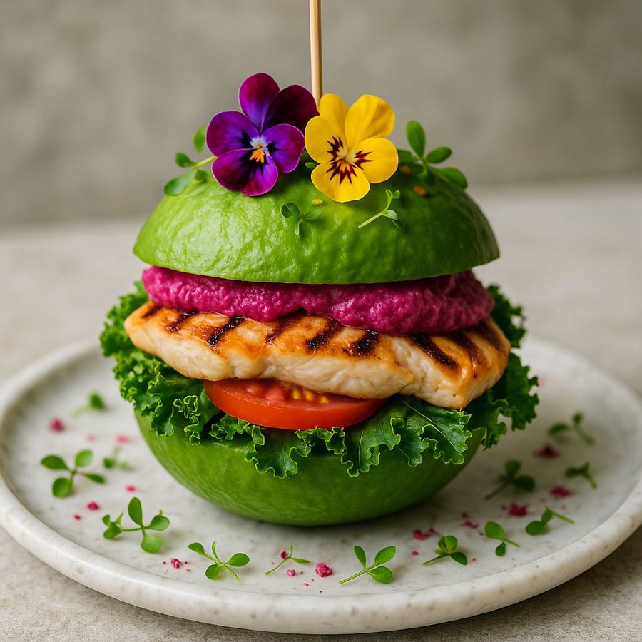 InstaFit Burger w awokado