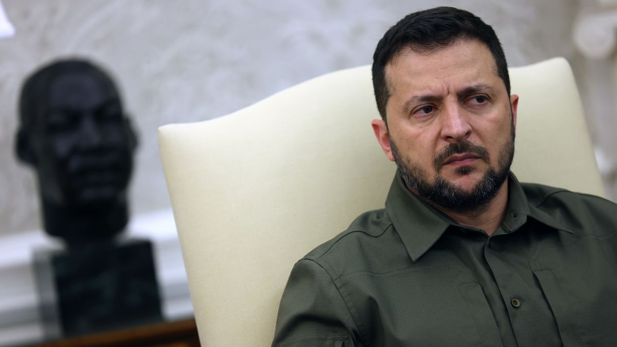 Wołodymyr Zełenski mówi o pokojowym zakończeniu wojny z Rosją