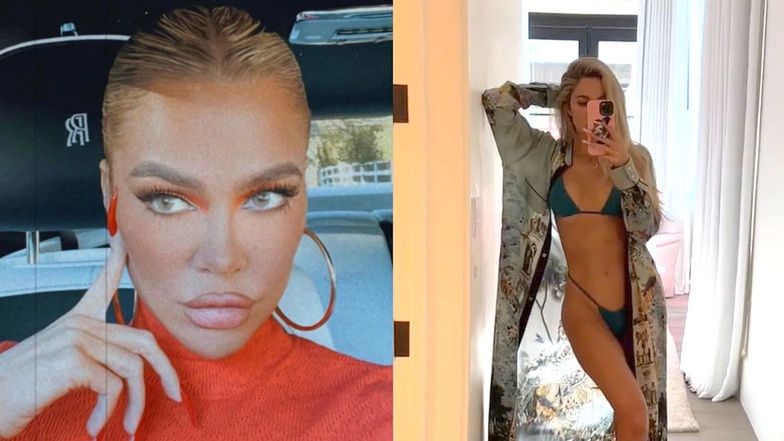 Khloe Kardashian demonstruje niepokojąco szczupłą figurę