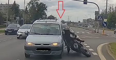 Kolizja z Piaseczna ostro komentowana w sieci. Mamy to nagranie