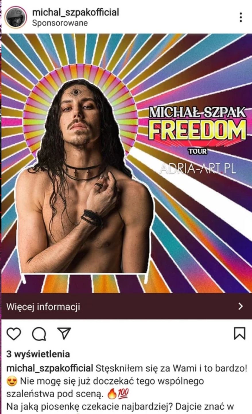 Michał Szpak w ogniu krytyki