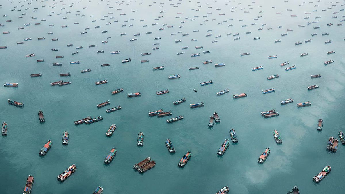 Miasto, masa, maszyna na urbanistycznych zdjęciach Marcusa Lyona 1