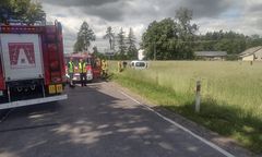 Tragedia przy mijaniu. Zabiła ją zgrabiarka