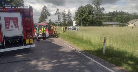 Tragedia przy mijaniu. Zabiła ją zgrabiarka