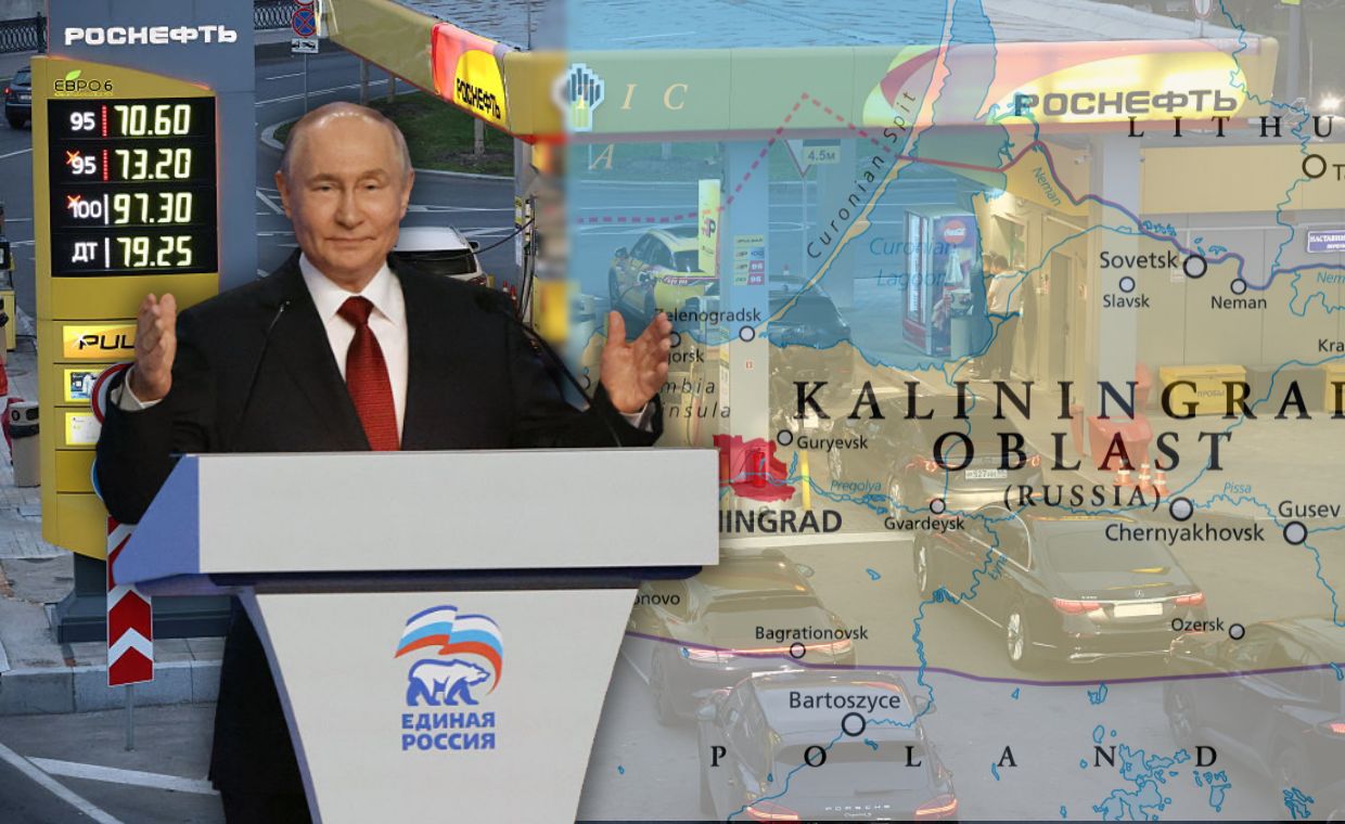 Paliwowy chaos w Rosji. Putin pilnie ratuje obwód królewiecki