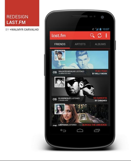 Tak mogłyby wyglądać aplikacje dla Androida 5