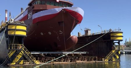 ORP Jerzy Różycki już na wodzie. Będzie śledził ruchy Rosjan