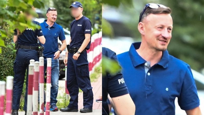 Adam Małysz zatrzymany przez policjantów. Chodziło o pamiątkowe zdjęcie