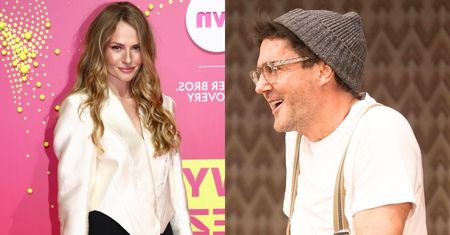 Rzadki widok: Kuba Wojewódzki POZUJE Z "ŻONĄ" na ramówce TVN-u i chwali się Żanetą na ściance (FOTO)