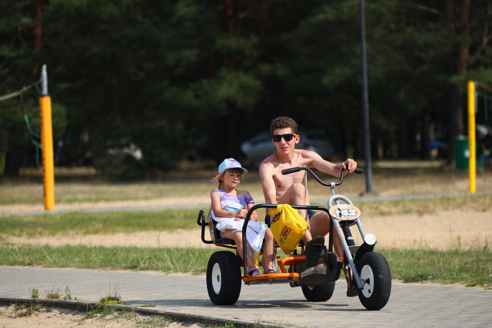 Sporym zainteresowaniem cieszyły się również gokarty pedałowe