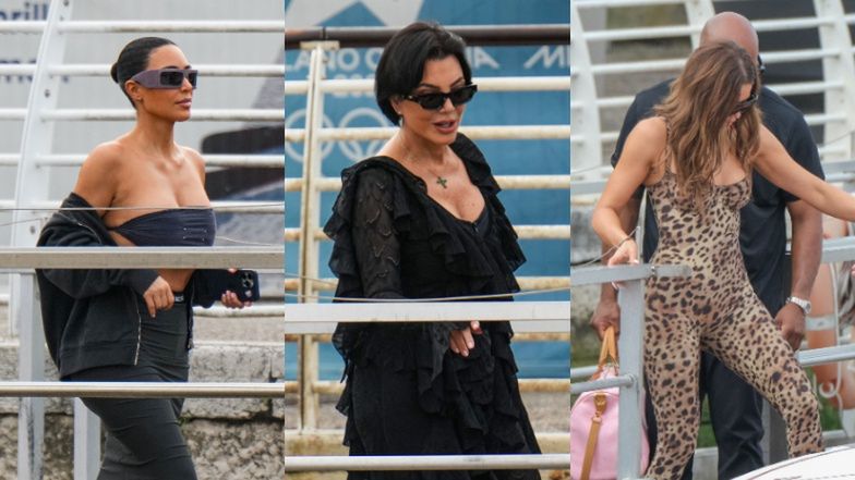 Klan Kardashianów przybywa na ślub Bezosa i Sanchez