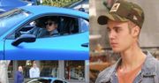 Justin Bieber i jego niebieskie Ferrari... (ZDJĘCIA)
