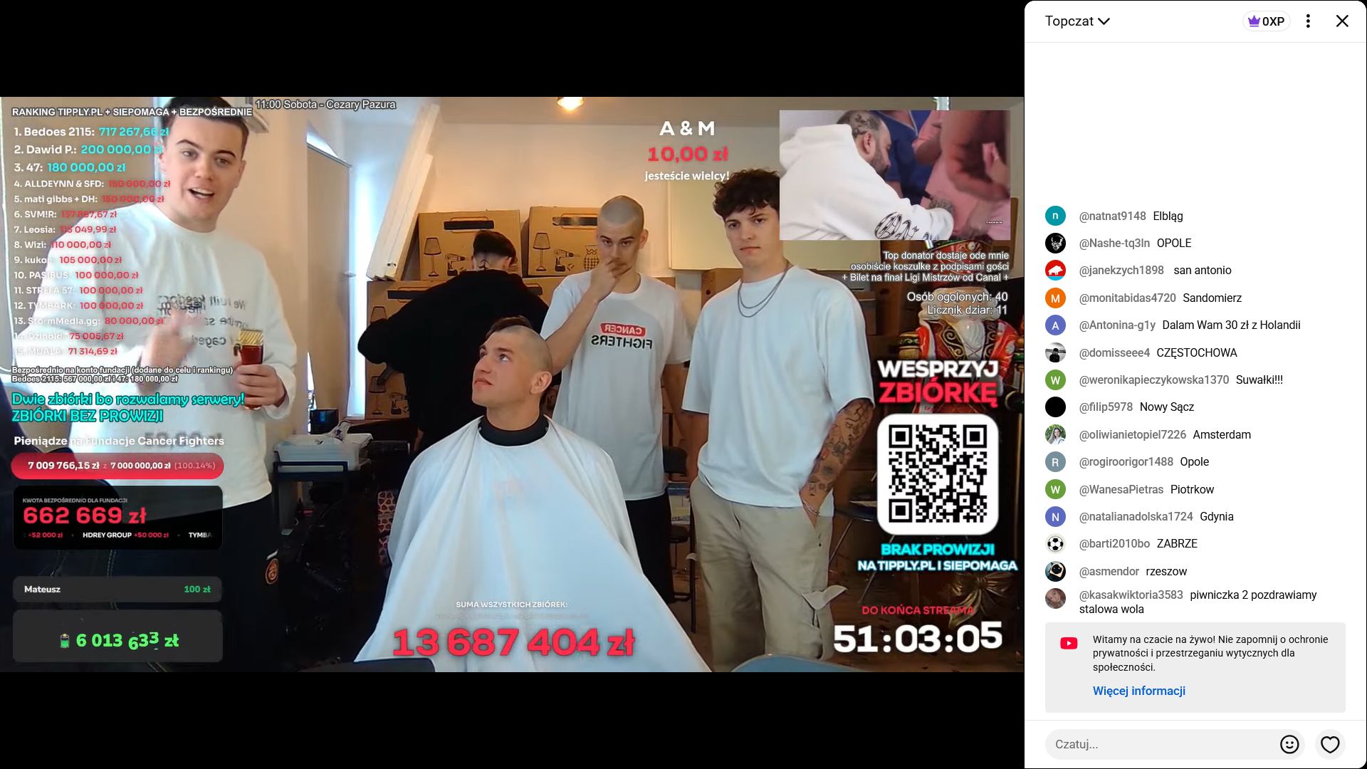 Charytatywny stream Łatwoganga