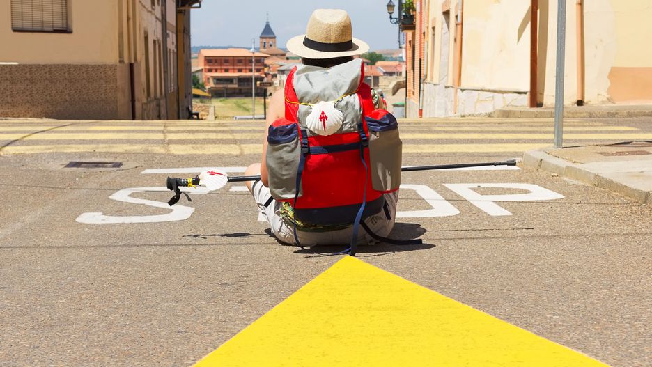 yellow arrow sign with  pilgrims in Hospital de Orbigo bridge  , Way of St James,  Camino de  Santiago, to Compostela, Leon, Spain
Genaro Diaz fotografo
walk, pilgrimage, catholicism, james, travel, waymarking, yellow, sign, compostela, symbol, route, galicia, direction, rural, way, street, destination, tile, pilgrim, walls, arrow, saint, jacques, trekking, scallop, compostelle, jakob, peregrination, tradition, marker, gold, blue, shell, granite, track, christianity, yellow arrow, Orbigo, Leon, Spain, the way, St. James's Way, St. James's Path, St. James's Trail, Route of Santiago de Compostela, Road to Santiago, Unesco, World Heritage Site, not  stop, compostela, road to santiago, pilgrimage, jacques, james, walk, peregrination, st. james's way, st. james's path, st. james's trail, route of santiago de compostela, unesco, world heritage site, catholicism, scallop, travel, marker, waymarking, yellow, sign, symbol, route, christianity, galicia, direction, rural, way, street, the way, destination, tile, pilgrim, walls, arrow, saint, trekking, compostelle, jakob, tradition, gold, blue, shell, granite, track, yellow arrow, orbigo, leon, spain
