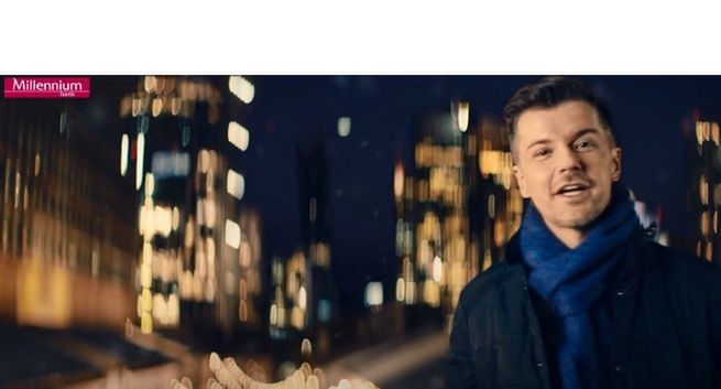 Radek Kotarski opowiada o zapachu pierników w świątecznej reklamie aplikacji mobilnej Banku Millennium