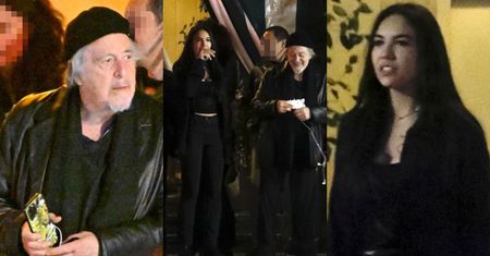 Al Pacino prezentuje case ze Shrekiem podczas kolacji z młodszą o 53 LATA matką swojego syna