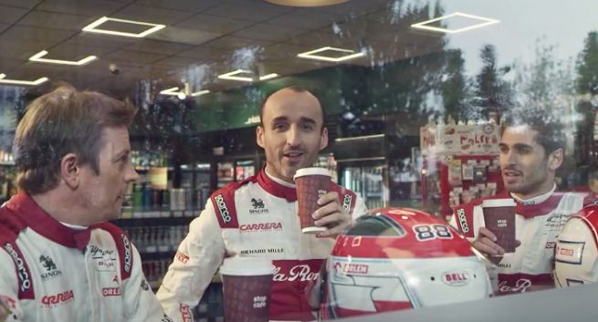 Robert Kubica reklamuje kawę ze Stop Cafe na stacjach Orlen (wideo)