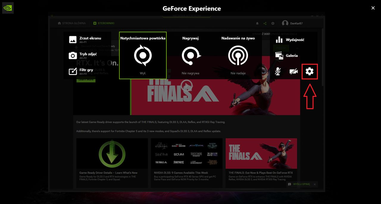 GeForce Experience: jak włączyć licznik FPS w grach?