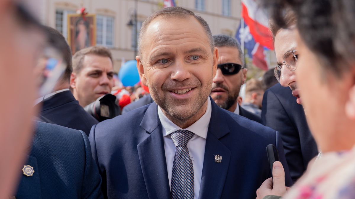 Karol Nawrocki, President of Poland, attends the National March for Life (Narodowy Marsz Zycia) in Warsaw, Poland, on April 19, 2026. (Photo by Marek Antoni Iwanczuk/NurPhoto via Getty Images)