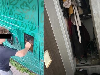 Lublin: Uszkodził paczkomat uderzając z pięści, Gdy przyszli policjanci, 18-latek schował się w szafie