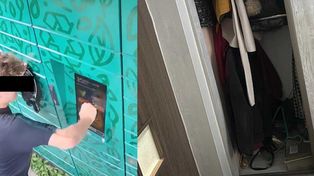 Lublin: Uszkodził paczkomat uderzając z pięści, Gdy przyszli policjanci, 18-latek schował się w szafie