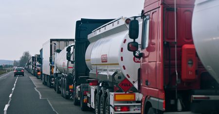 Nie żyje kierowca z Ukrainy, który czekał na granicy. Trwa blokada