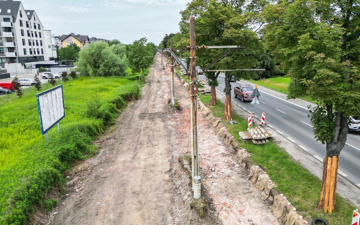 Będzie nowe, zielone torowisko na ulicy Kosmonautów we Wrocławiu