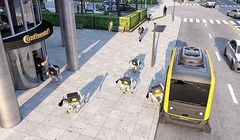 Continental dostarczy przesyłki za pomocą psów robotów