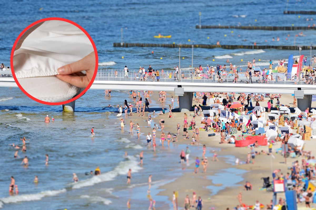 Weź prześcieradło z gumką na plażę. Szybko sobie podziękujesz