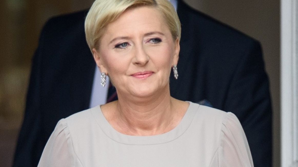 Agata Duda spotkała się z Omeną Mensaah 