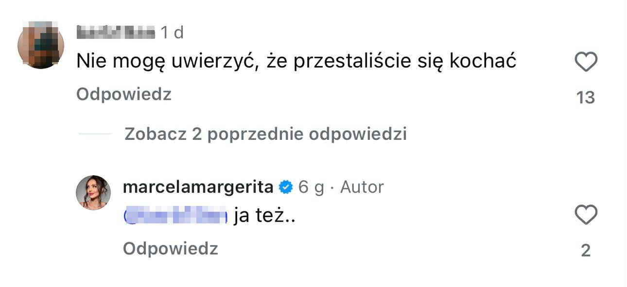 Marcela Leszczak odpowiada fance ws. relacji z Koterskim