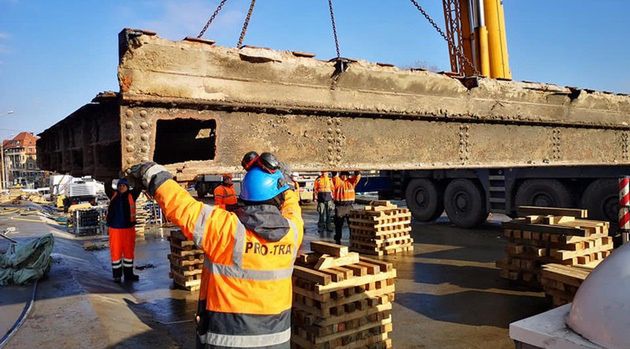 Wrocław. Trwa przebudowa Mostów Pomorskich. Środkowy fragment największym wyzwaniem dla drogowców