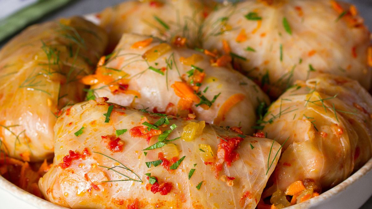 Gołąbki z wkładką na bazie tofu