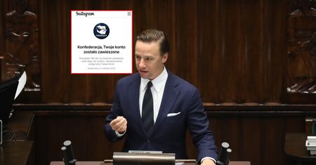 Zawieszono konto Konfederacji na Instagramie. Partia grzmi
