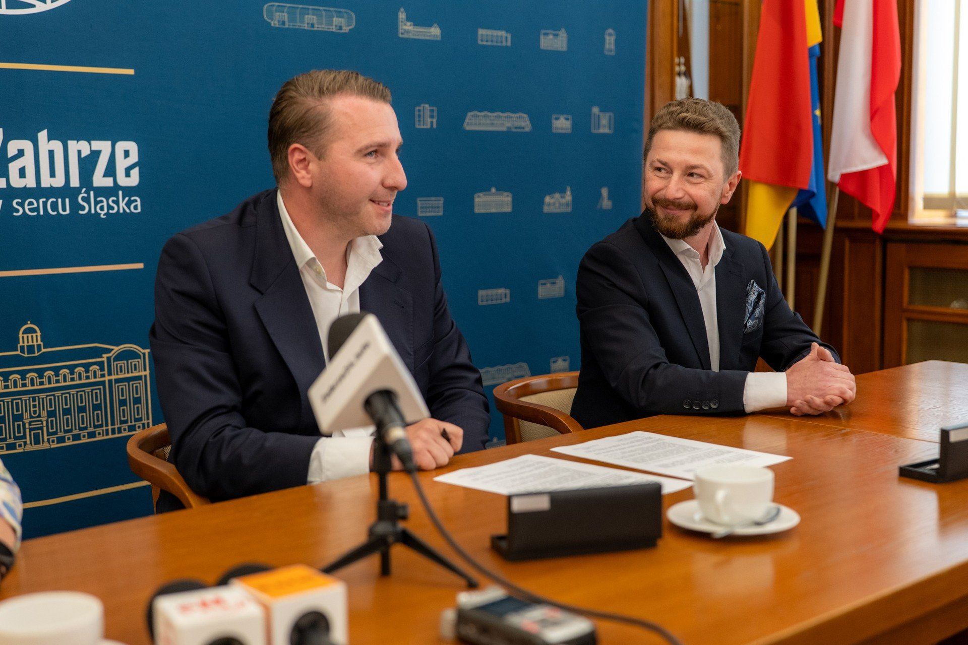 19 sierpnia list intencyjny farmy fotowoltaicznej podpisali prezesi Zabrzańskiego Przedsiębiorstwa Energetyki Cieplnej i MOSiR w Zabrzu