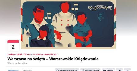 Warszawa zachęca do kolędowania. Plakat promujący wydarzenie budzi kontrowersje