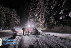 "Wyczerpani i zmarznięci". 7-godzinna akcja ratunkowa w górach