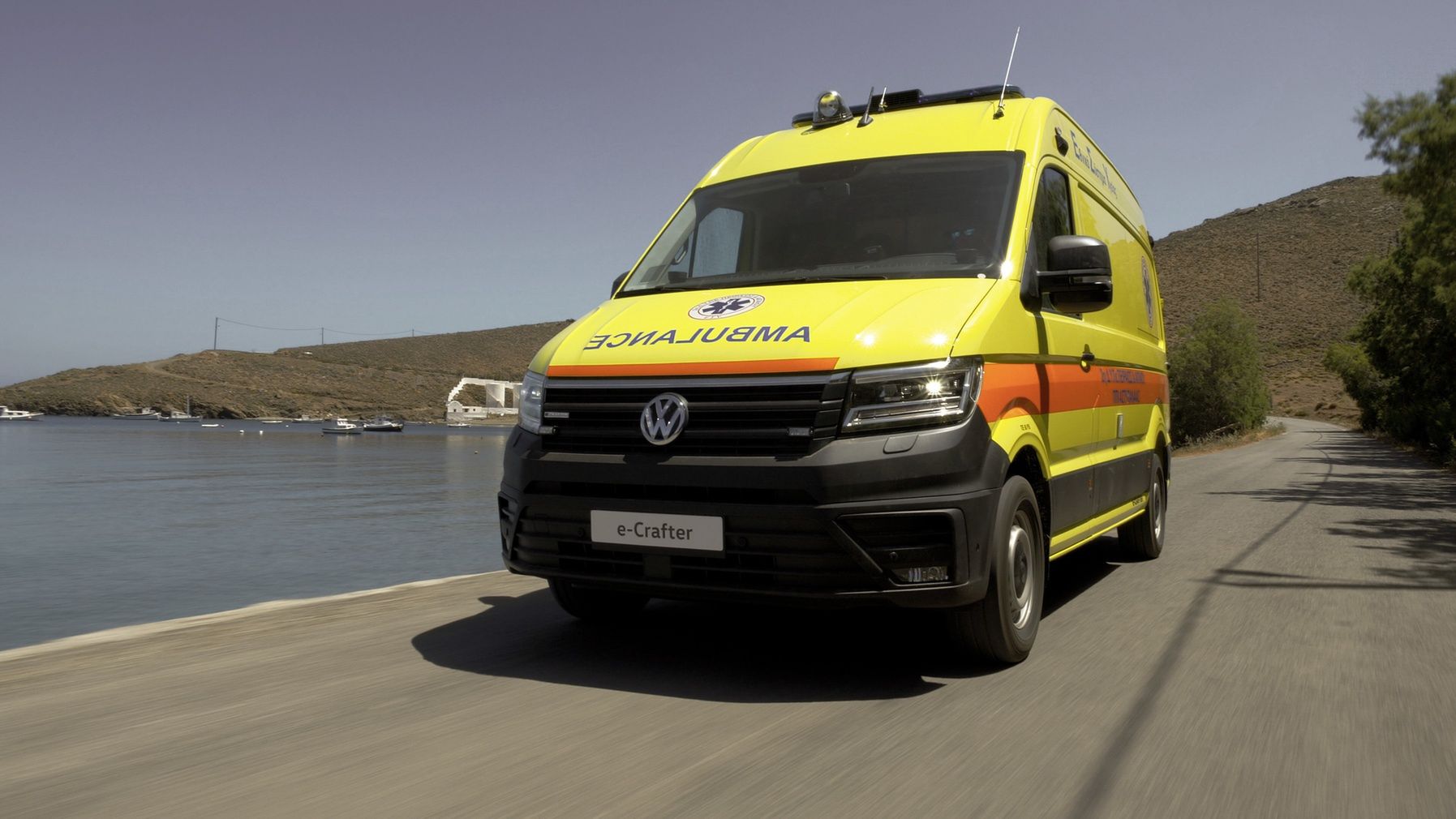 Elektryczna karetka VW e-Crafter. Volkswagen projekt Astypalea