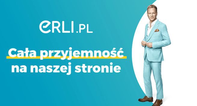 Maciej Stuhr w pierwszej kampanii platformy Erli.pl