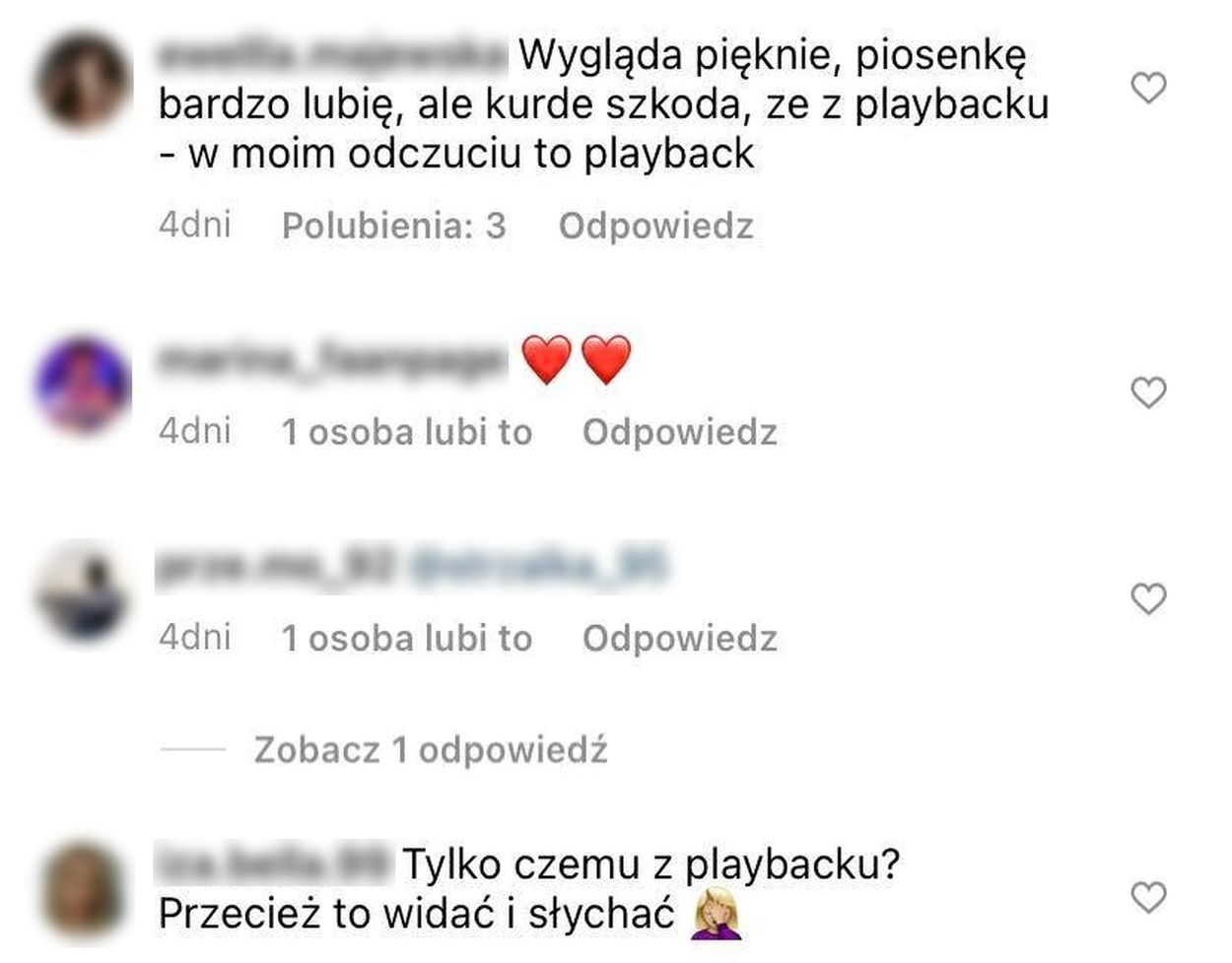 Internauci zarzucają Marinie Łuczenko playback
