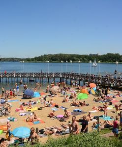 Dąbrowa Górnicza. Tłumy na plaży nad Pogorią. Ruszył letni sezon