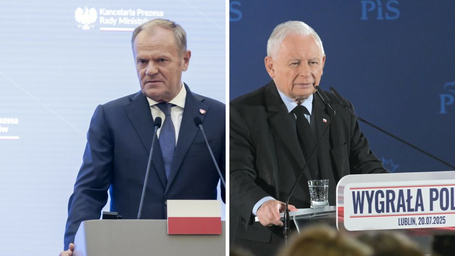 Donald Tusk, Jarosław Kaczyński