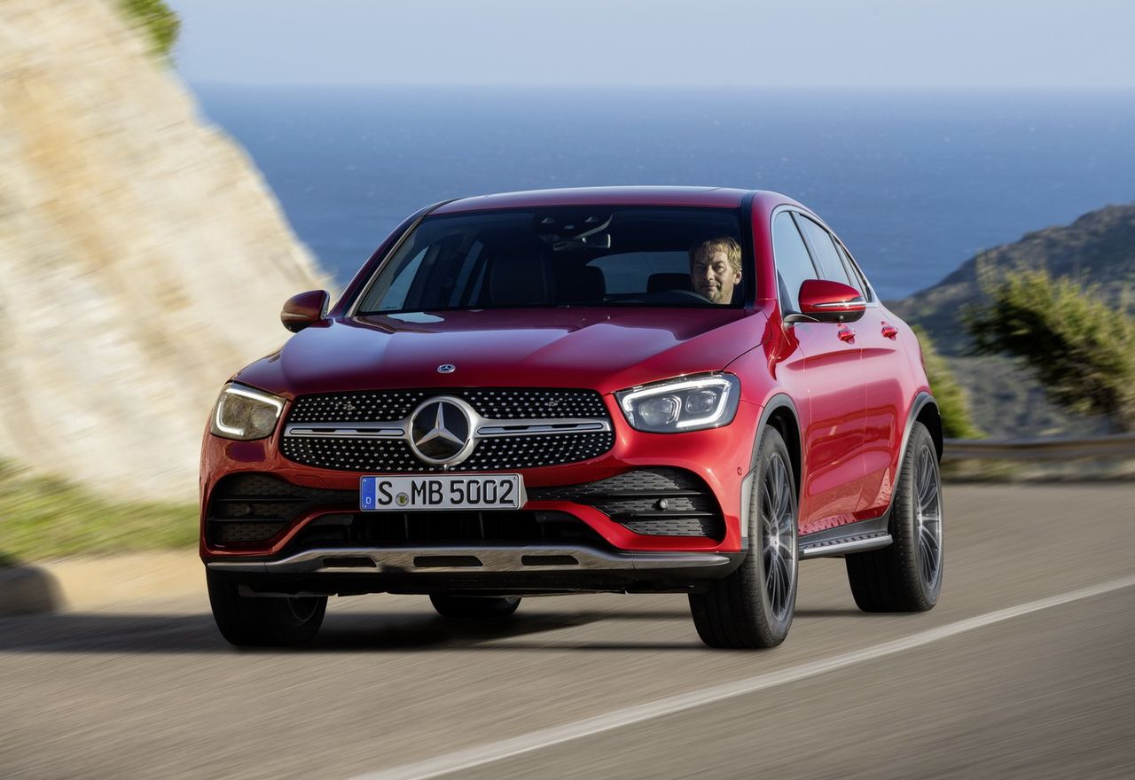 Odświeżony Mercedes GLC Coupe. Ostrzejsze rysy i więcej mocy