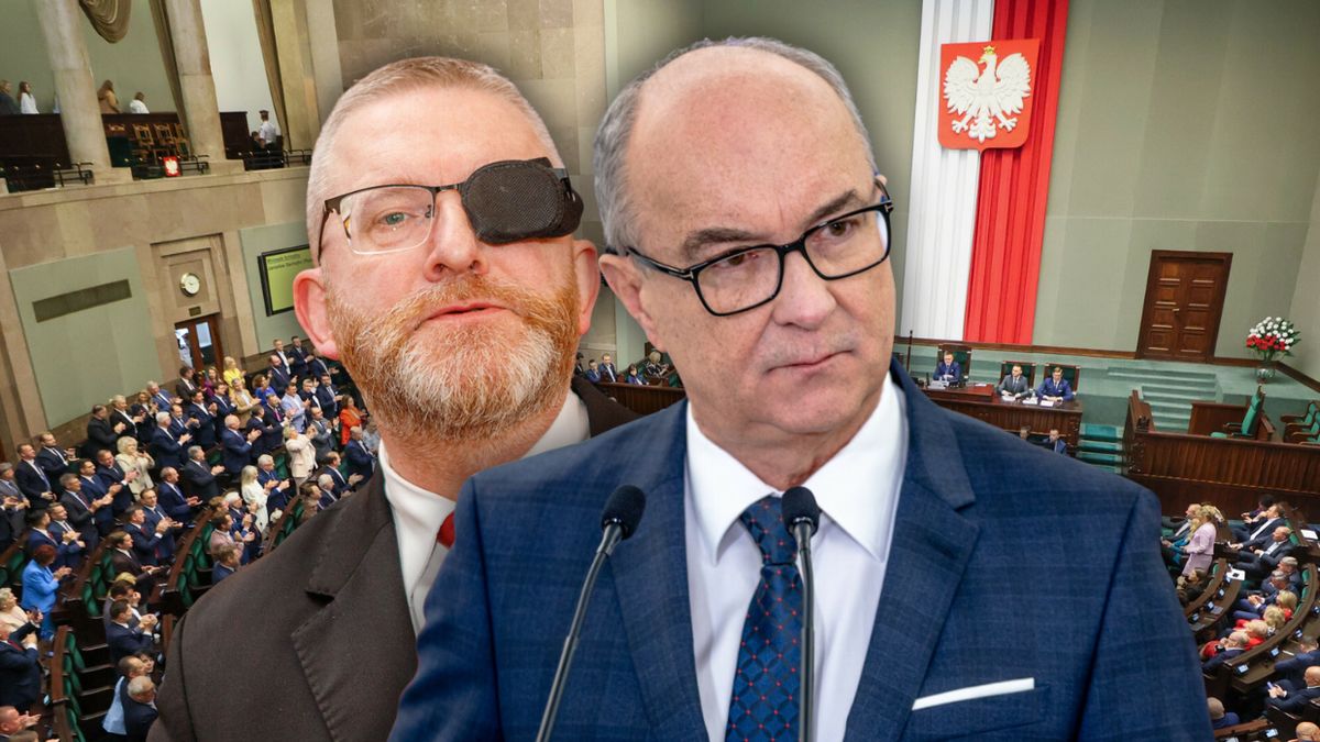 Grzegorz Braun i Włodzimierz Czarzasty 